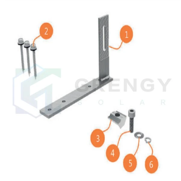 Соларна кука са равним црепом