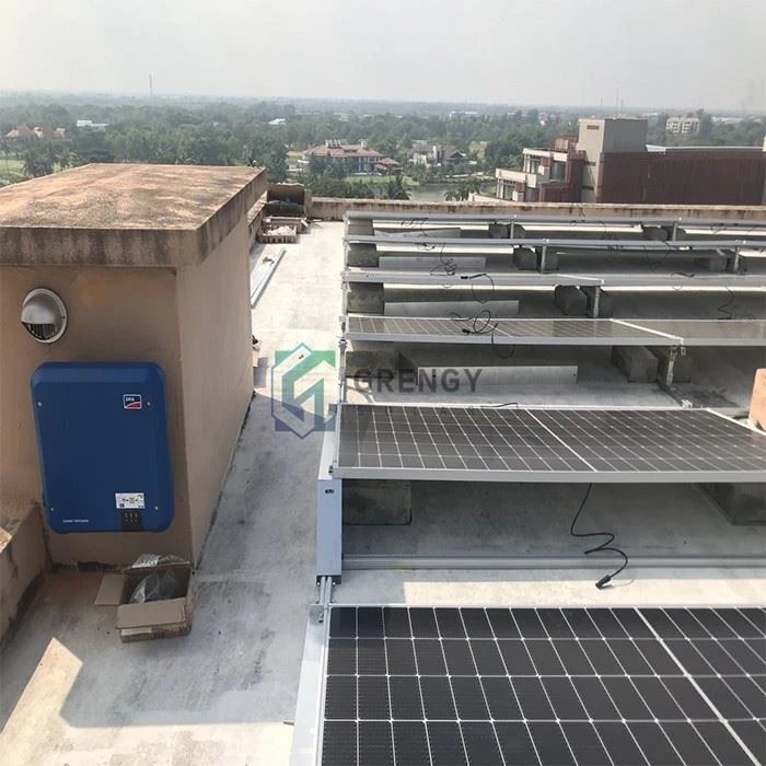 Ballasted Flat Roof Solar Rack Mounting Systems