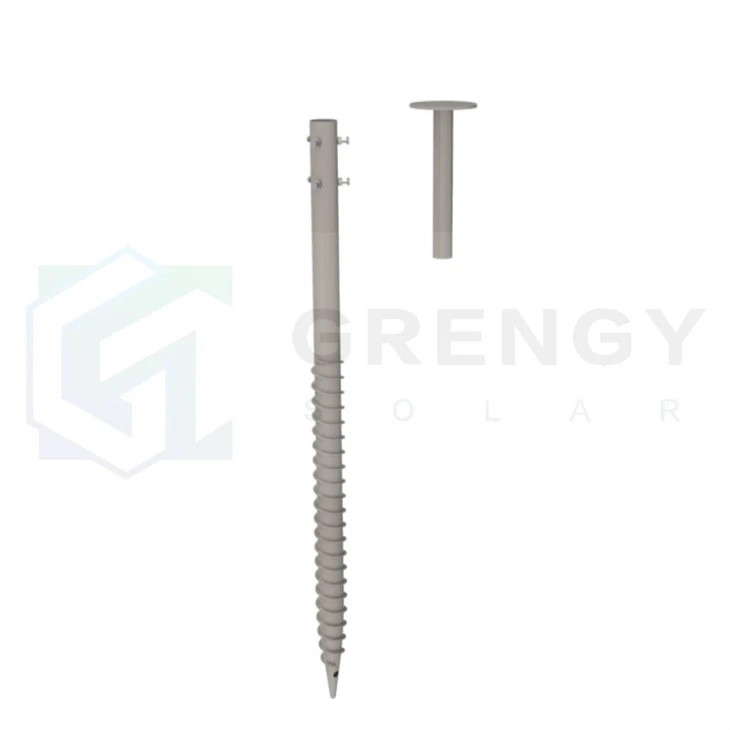 Ground Screw Pile For Ground Solar Panel Mounting System