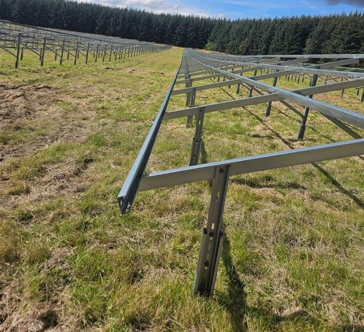 Corrosion Resistant ZAM Steel Solar Rack price