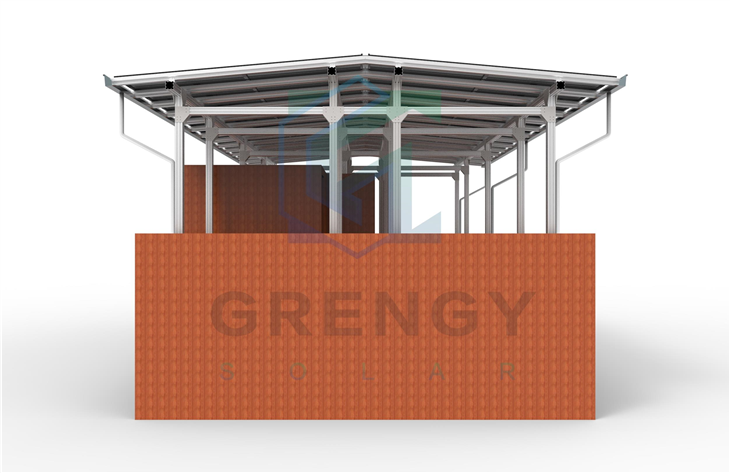 Green Infrastructure Made Durable: Aluminum Canopy For Commercial And Residential Use factory