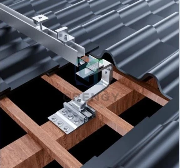 High-Strength Aluminum Solar Roof Hook Mounting Hardware factory