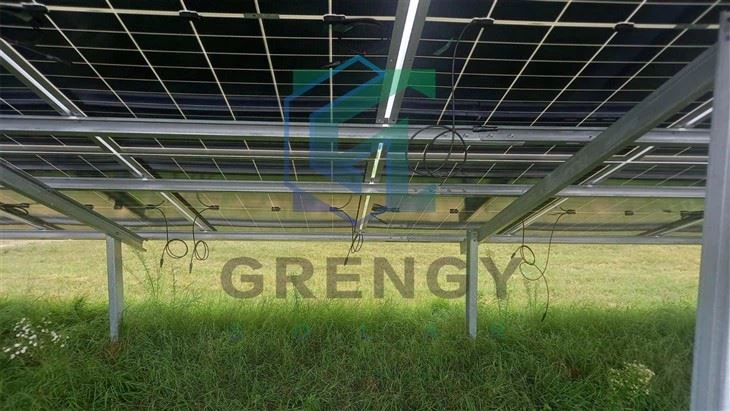 Ramming Piles Ground Solar Mounting Structures