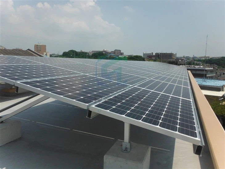 Solar Mounts Concrete Foundation