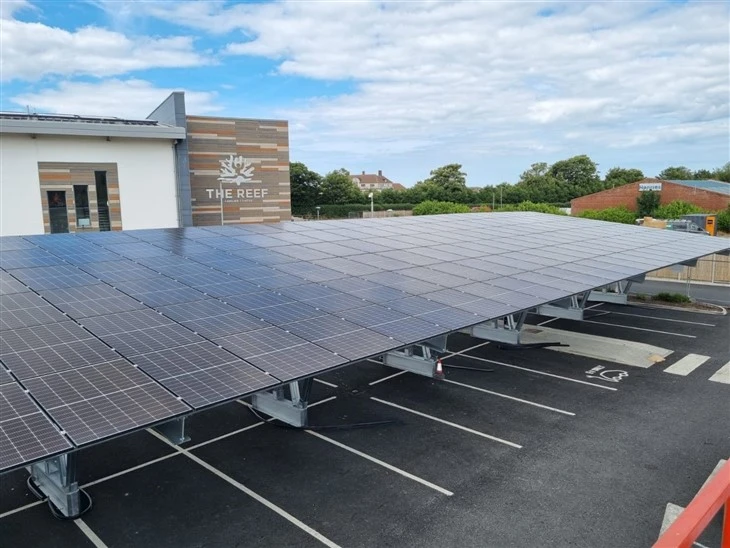 T-Shaped Solar Carport